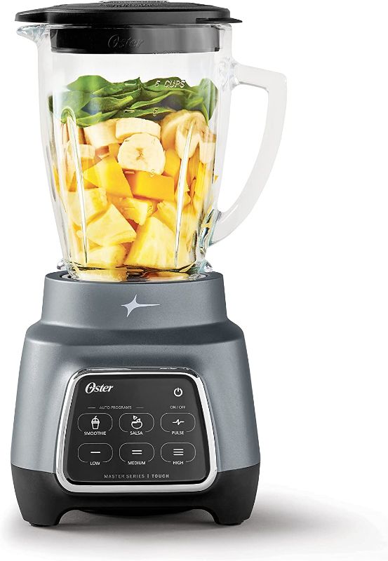 Photo 1 of Oster Touchscreen Blender, 6-Speed, 6-Cup, Auto-program for Smoothie, Salsa, 800W, Multi-Function blender, 2143023
