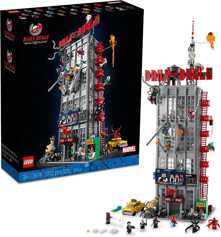 Photo 1 of LEGO Marvel Spider-Man Daily Bugle 76178 Building Kit; Collectible Playset Designed with Adult Marvel Fans in Mind (3,772 Pieces)
