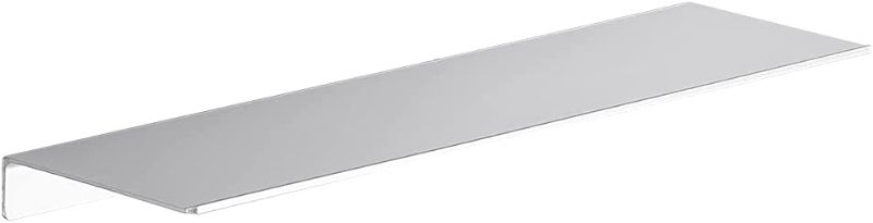 Photo 1 of Danpoo Metal Wall Shelf, Long Floating Shelf Bathroom Wall Shelf, 20" Display Shelves for Wall Storage, Aluminum(Matte Silver)
