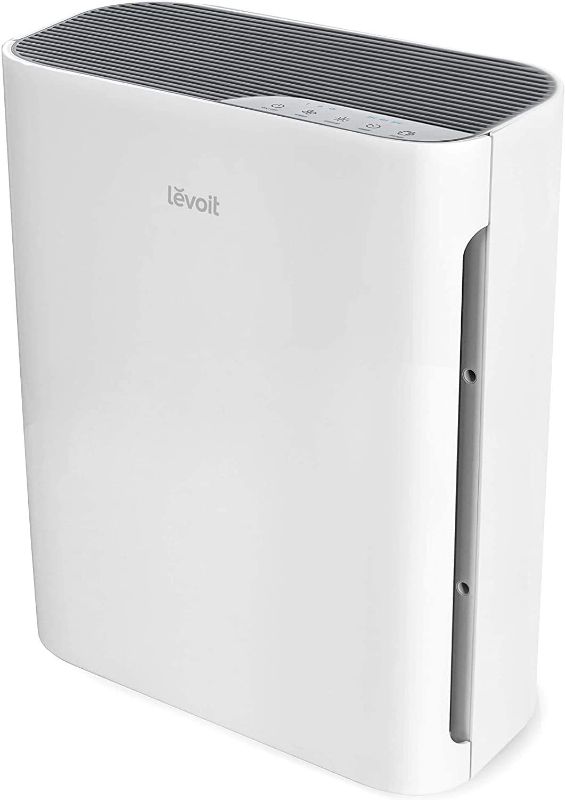 Photo 1 of LEVOIT Air Purifiers for Home Large Room, H13 True HEPA Filter Cleaner with Washable Filter for Allergies, Smoke, Dust, Pollen, Quiet Odor Eliminators for Bedroom, Pet Hair Remover, Vital 100, White
