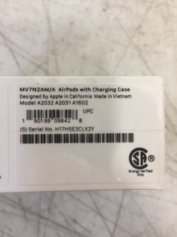 Photo 2 of Apple AirPods (2nd Generation) ----FACTORY SEALED 
