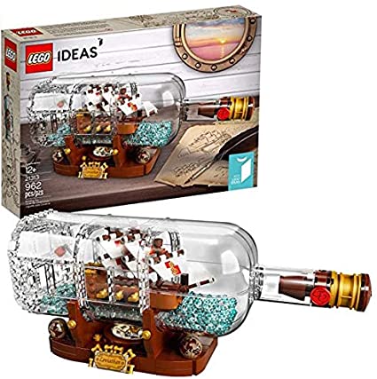 Photo 1 of LEGO Ideas Ship in a Bottle 92177 ( BOX IS DAMAGED BUT PRODUCT IS NEW ) 
