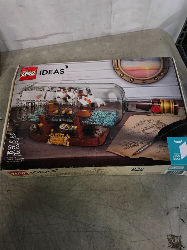 Photo 2 of LEGO Ideas Ship in a Bottle 92177 ( BOX IS DAMAGED BUT PRODUCT IS NEW ) 
