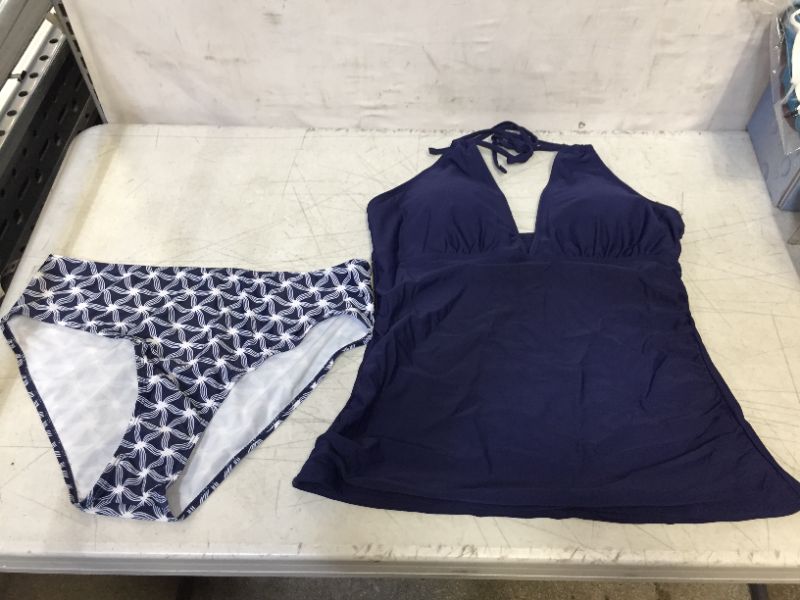 Photo 1 of Women's XL Blue Tankini 2 pc