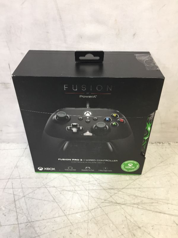 Photo 2 of PowerA FUSION Pro 2 Wired Controller for Xbox Series X|S, gamepad, wired video game controller, gaming controller, works with Xbox One
