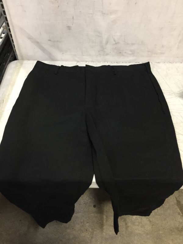 Photo 1 of Amazon Essentials Men's Slacks Black 42 x 28