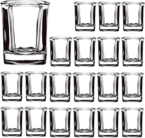 Photo 1 of 2 Ounce Heavy Base Shot Glass Set,QAPPDA Whisky Shot Glasses 2 oz,Mini Glass Cups For liqueur,Double Side Cordial Glasses,Tequila Cups Small Glass Shot Cups Set Of 16 KTY1502…
