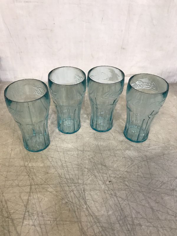 Photo 2 of 20 oz. Coca-Cola Plastic Tumblers, GET 1120-JC-EC (Set of 4)
