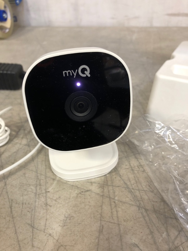 Photo 4 of myQ Smart Garage HD Camera - Wifi Enabled - myQ Smartphone Controlled - Two Way Audio - Model SGC1WCH, White
