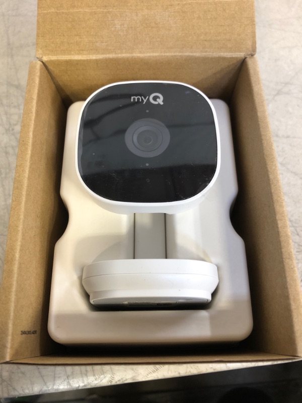 Photo 2 of myQ Smart Garage HD Camera - Wifi Enabled - myQ Smartphone Controlled - Two Way Audio - Model SGC1WCH, White
