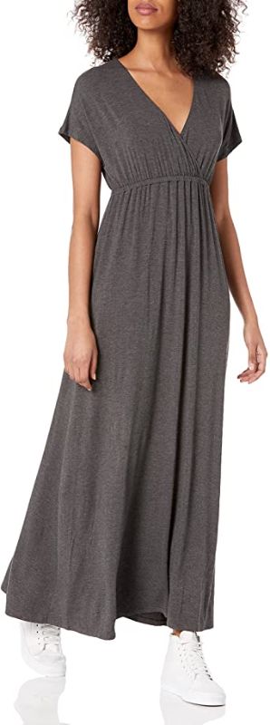 Photo 1 of Amazon Essentials Women's Surplice Maxi Dress SIZE XL
