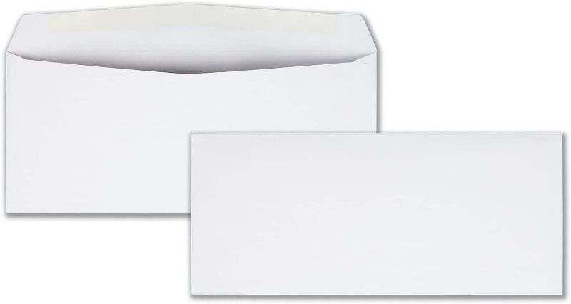 Photo 1 of Quality Park Business Envelopes (QUA90090), Super White, #9
