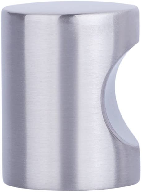 Photo 2 of Amazon Basics Whistle Cabinet Knob, 0.75-inch Diameter, Satin Nickel, 25-Pack
