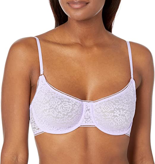 Photo 1 of Maidenform Women's Pure Comfort Stretch Lace Demi Underwire Bra Dm202c, SUIZE 36DD 