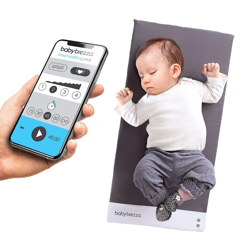 Photo 1 of Baby Brezza Smart Soothing Mat - Vibrating Baby Mat/Soother Pad Aides in Calming Fussy Baby for Easier Sleep, Infant: 0-12 Months
