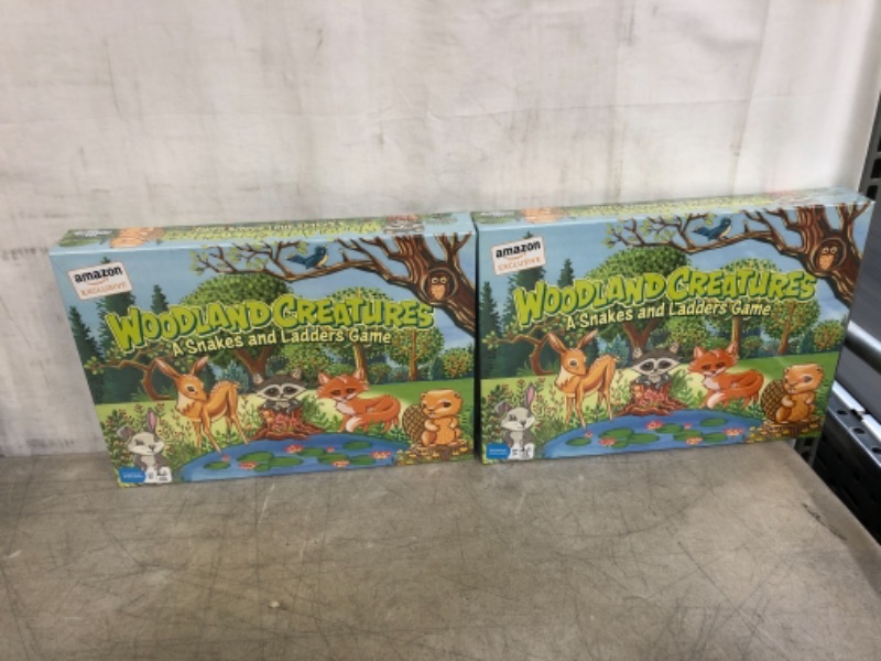 Photo 1 of Woodland Creatures Snakes and Ladders Game, 2 COUNT 