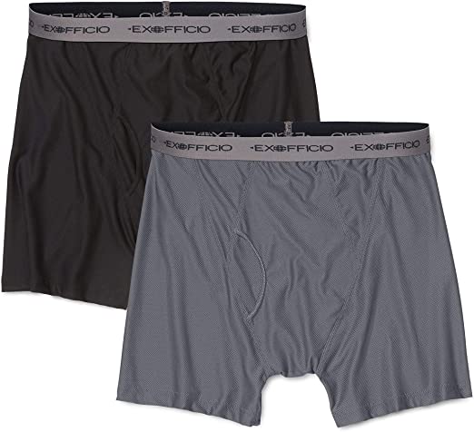 Photo 1 of ExOfficio Men's Give-N-Go Boxer Brief 2 Pack, SIZE M
