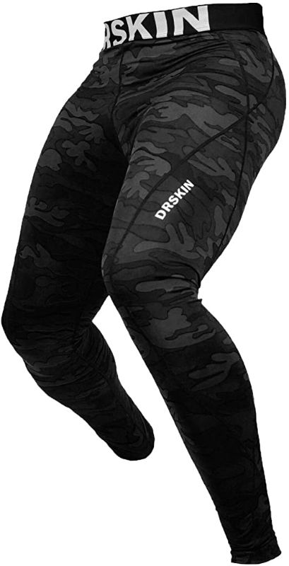 Photo 1 of DRSKIN Men’s Compression Pants Tights Leggings Sports Baselayer Running Workout Active Yoga Cool Dry, SIZE 3XL
