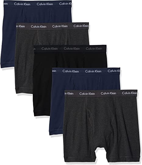 Photo 1 of Calvin Klein Men's Cotton Classics 5-Pack Boxer Brief, SIZE L 
