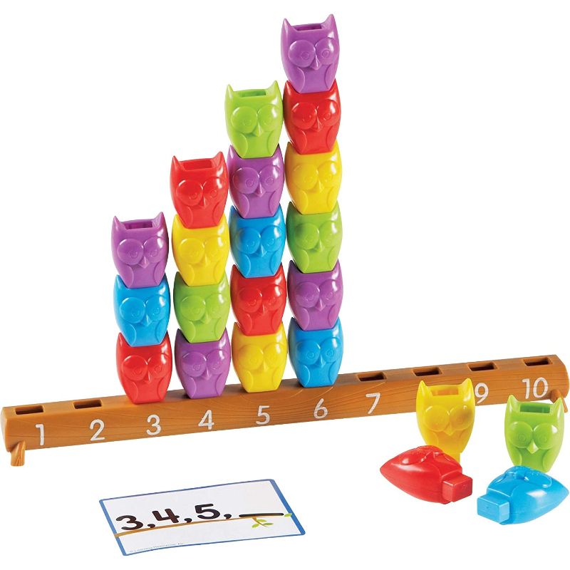 Photo 1 of Learning Resources 1-10 Counting Owls Activity Set, Counting & Sorting Toys, Math Game, Fine Motor Toy, 25 Piece Set, Ages 3+
