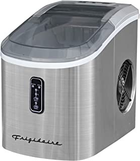 Photo 1 of Frigidaire EFIC103-AMZ-SC Counter Top Maker with Over-Sized Ice Bucket, Stainless Steel, Self Cleaning Function, Heavy Duty, Stainless
(UNABLE TO TEST FULL FUNCTONALITY)