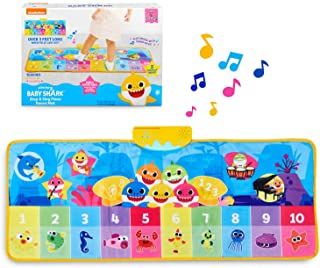 Photo 1 of WowWee Pinkfong Baby Shark Official - Step & Sing Piano Dance Mat, Multicolor