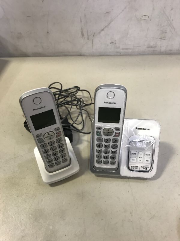 Photo 1 of Panasonic KX-TGD530 Cordless Phone Call Block Answering Machine w/ two Handsets
