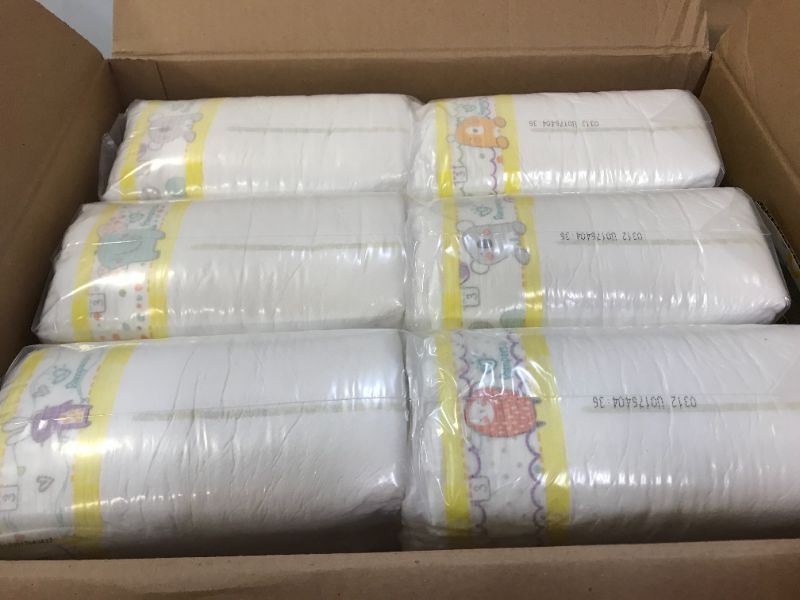 Photo 1 of Pampers Swaddlers Diapers, Soft and Absorbent, Size 3, 168 Ct