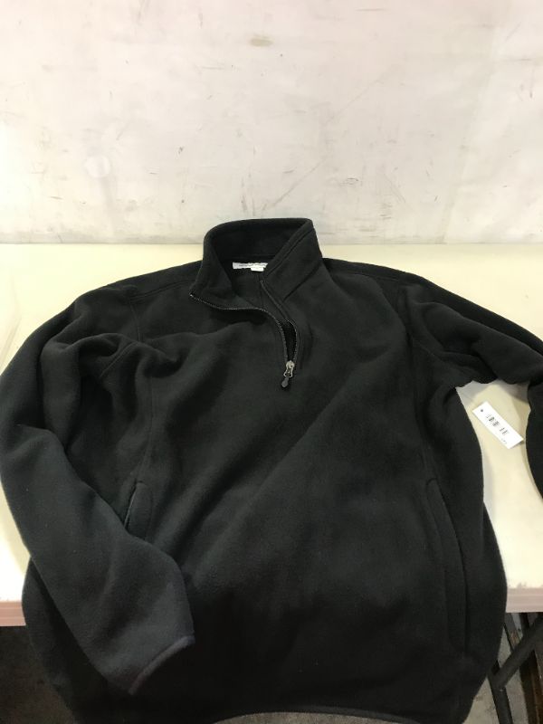 Photo 2 of Amazon Essentials
Men's Quarter-Zip Polar Fleece Jacket MEDIUM