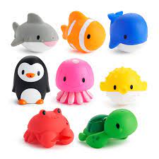 Photo 1 of Munchkin Ocean Squirts Bath Toy, 8 pack
