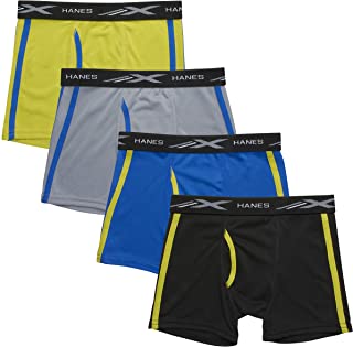 Photo 1 of Hanes
Boys' X-Temp Breathable Mesh Boxer Brief 4-Pack LARGE 14-16