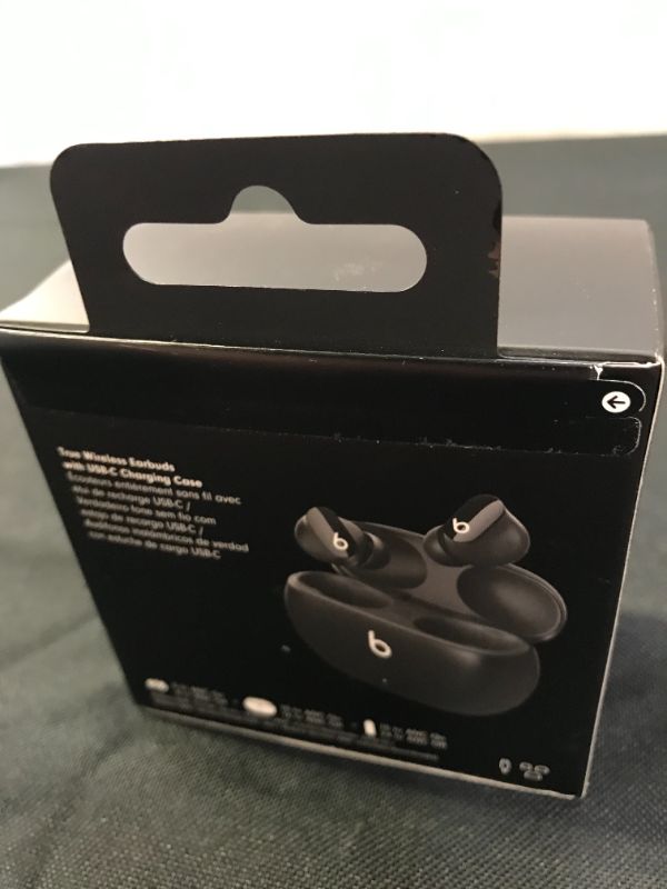 Photo 3 of Beats Studio Buds True Wireless Noise Cancelling Earphones, Black FACTORY SEALED 