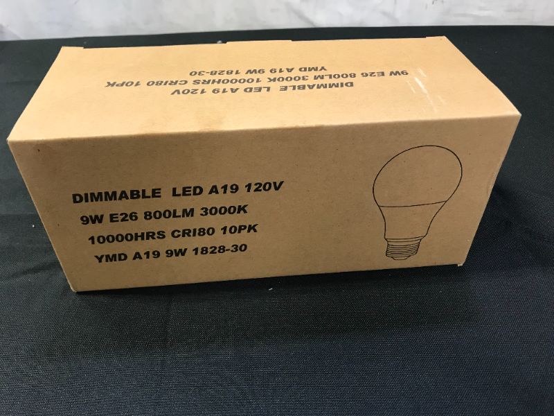 Photo 2 of Yamao A19 Dimmable Led Light Bulbs 60 Watt Equivalent,Warm Light Bulbs,3000K Soft White Led Lightbulbs,E26 Base Lightbulbs,9W Energy Efficient 800 Lumens,Indoor Type A Led Flood Light Bulbs (10 Pack)
