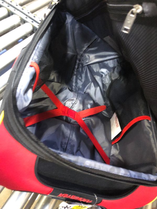 Photo 1 of American Tourister Disney Softside Luggage with Spinner Wheels, Mickey Mouse Pants, Checked-Medium 24-Inch
