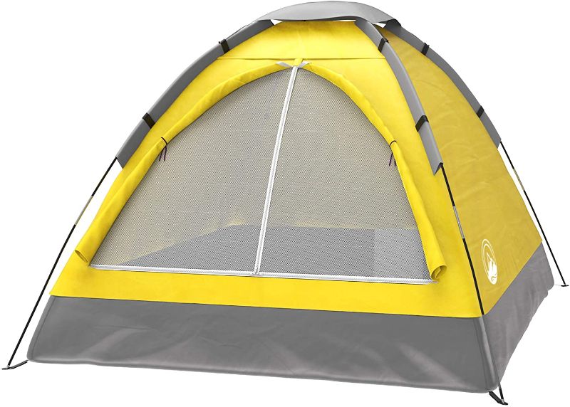 Photo 1 of 2-Person Camping Tent – Includes Rain Fly and Carrying Bag – Lightweight Outdoor Tent for Backpacking, Hiking, or Beach by Wakeman Outdoors
