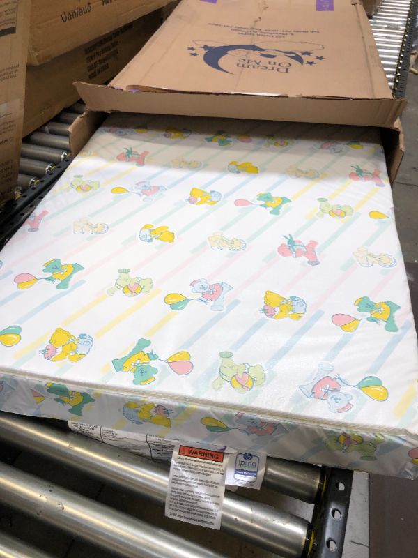 Photo 2 of Dream On Me 4" Full Size Foam Crib and Toddler Bed Mattress (Packaging May Vary)
