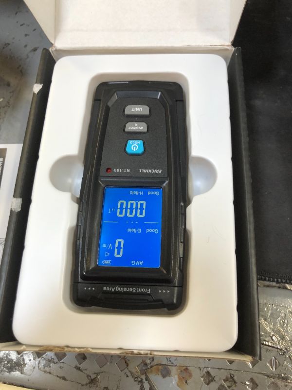 Photo 4 of ERICKHILL EMF Meter, Rechargeable Digital Electromagnetic Field Radiation Detector Hand-held Digital LCD EMF Detector, Great Tester for Home EMF Inspections, Office, Outdoor and Ghost Hunting
