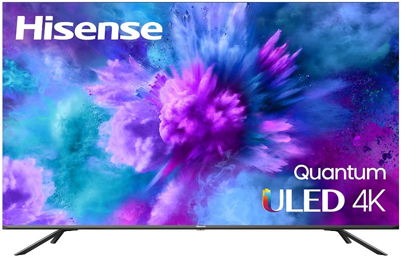 Photo 1 of Hisense 65-Inch Class H8 Quantum Series Android 4K ULED Smart TV with Voice Remote (65H8G1, 2021 Model)
