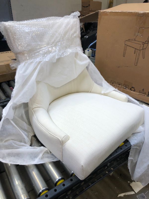 Photo 2 of 
2 new pacific direct dining chair ivory fabric 183500049