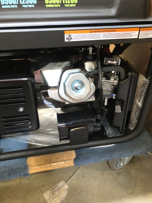 Photo 9 of Westinghouse Outdoor Power Equipment WGen9500DF Dual Fuel Portable Generator 9500 Rated and 12500 Peak Watts Gas or Propane Powered, Electric Start, Transfer Switch & RV Ready CARB Compliant

