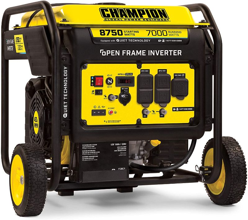 Photo 1 of Champion Power Equipment 100520 8750-Watt DH Series Open Frame Inverter, Electric Start
