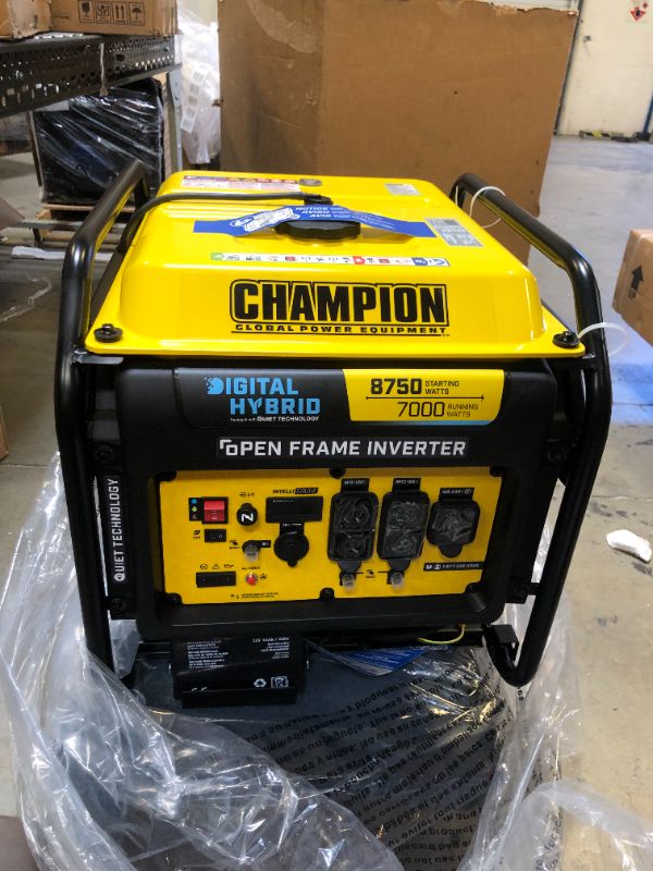 Photo 5 of Champion Power Equipment 100520 8750-Watt DH Series Open Frame Inverter, Electric Start
