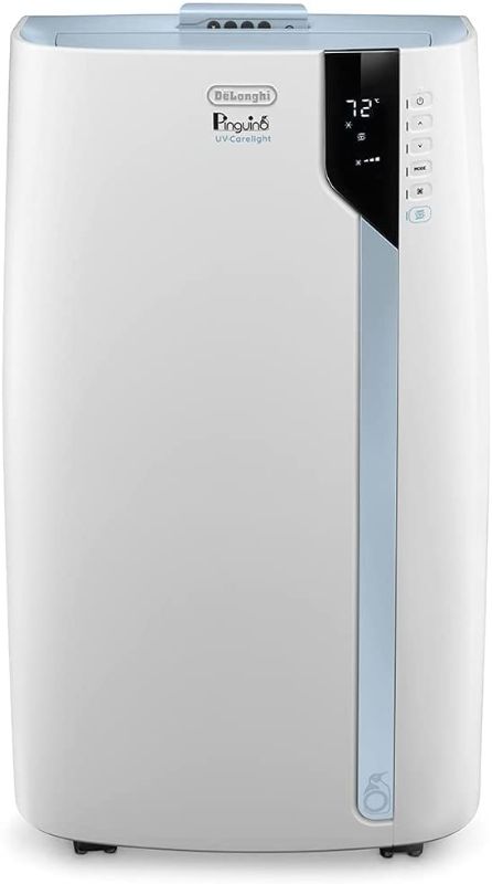 Photo 1 of DeLonghi PACEX390UVcare-6AL PACEX290UVcare-6AL WH 14000 BTU Portable Air Conditioner, Dehumidifier, Fan & UV-Carelight, White
