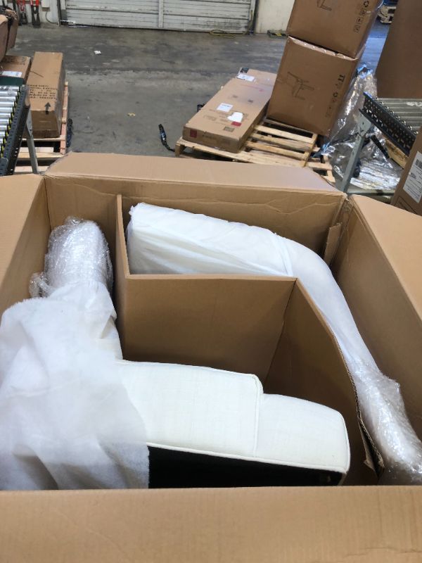 Photo 1 of 2 new pacific direct dining chair ivory fabric 183500049