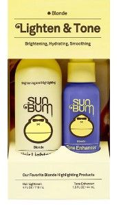 Photo 1 of Sun Bum Lighten and Tone Kit | Blonde Hair Lightener and Tone Enhancer Travel Kit | Vegan, Paraben, Gluten and Cruelty Free
3 TONE ENHANCERS AND 3 HAIR LIGHTENERS