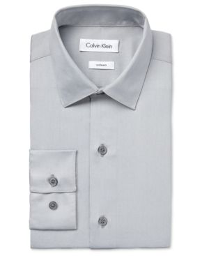 Photo 1 of Calvin Klein Boys' Button Down Shirts LT - Light Gray Button-up - Boys
Size: 12
