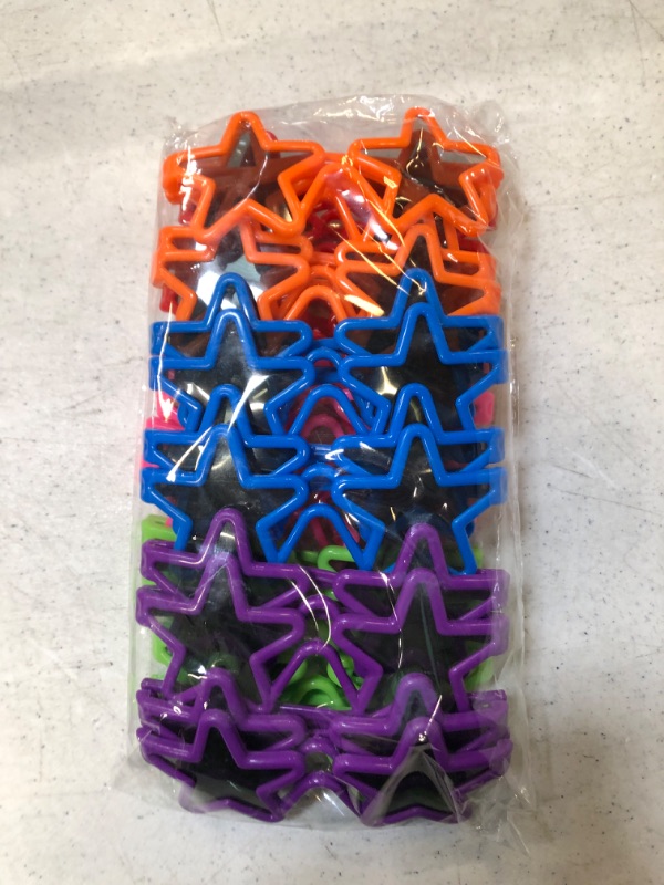 Photo 2 of 24 Pairs Kids Star Sunglasses Neon Star Sunglasses Star Shaped Glasses 80's Retro Style Party Favors for Kids Summer Beach, Birthday Party, Goody Bag Fillers, Party Toys, Fun Presents