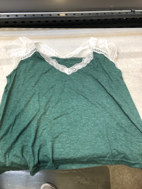 Photo 1 of womens size large lace arms t shirt 