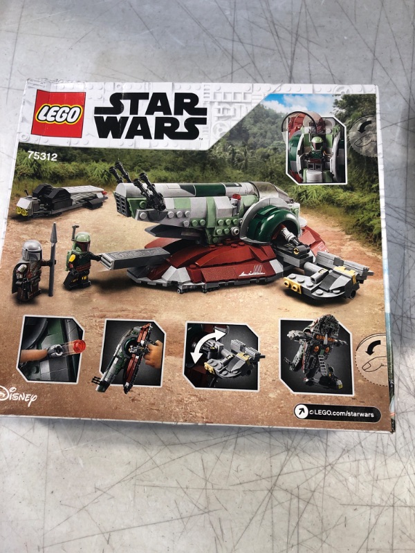 Photo 2 of LEGO Star Wars Boba Fett’s Starship 75312 Fun Toy Building Kit; New 2021 (593 Pieces)