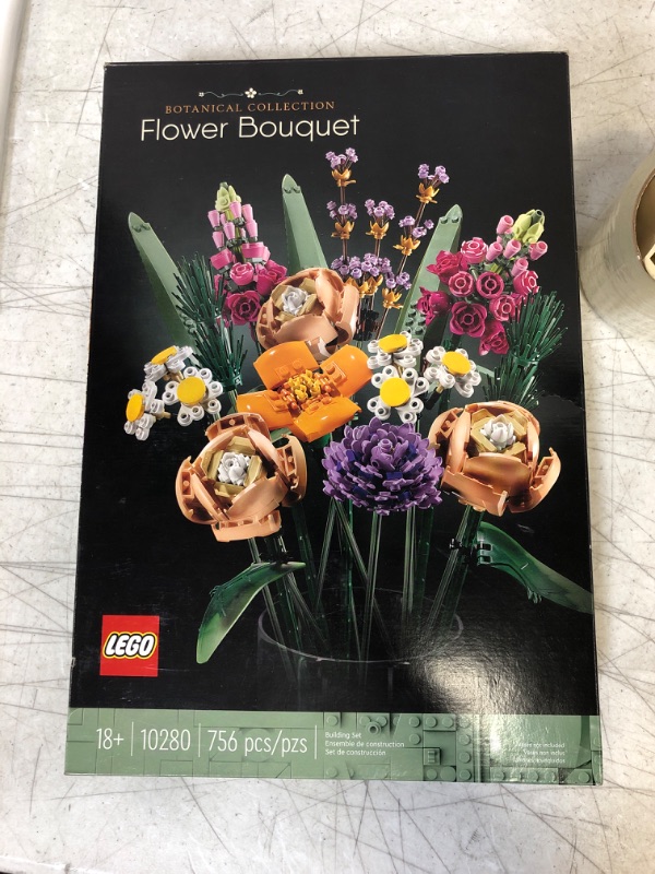 Photo 3 of LEGO 10280 Flower Bouquet, Artificial Flowers, Set for Adults, Decorative Home Accessories, Idea, Botanical Collection